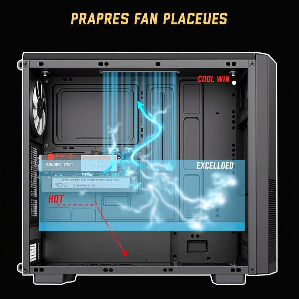 Corsair AF120 Airflow Diagram